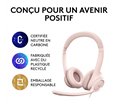 Casque Micro Logitech H390 (Rose)
