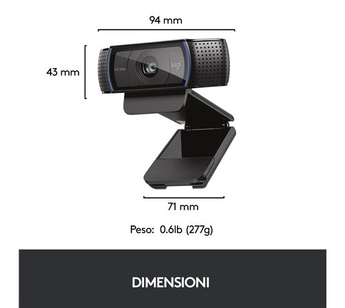 Webcam Logitech HD Pro C920
