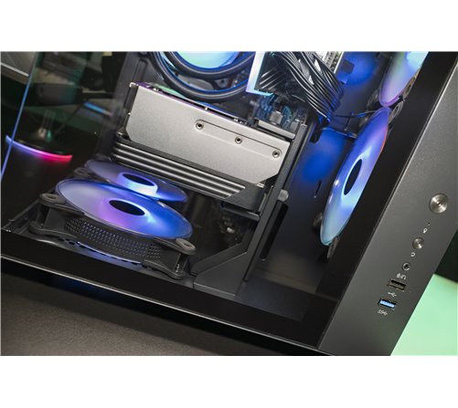 Support Mars Gaming MCA-GCB Pro pour cartes graphiques (Noir)