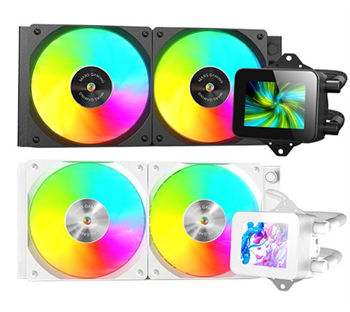 Kit Watercooling AIO Mars Gaming ML-Vision RGB - 240mm (Noir)