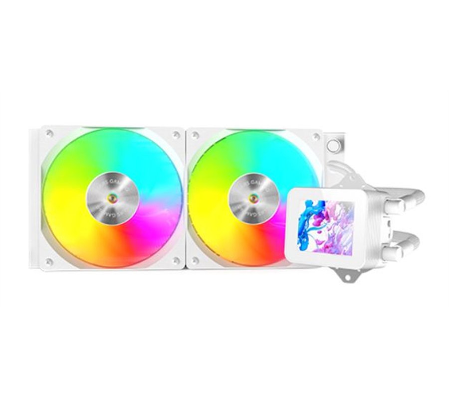 Kit Watercooling AIO Mars Gaming ML-Vision RGB - 240mm (Blanc)