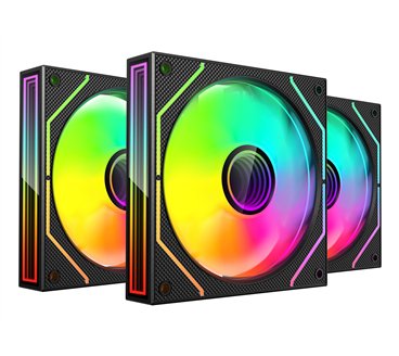 Mars Gaming MF3DPROKIT système de refroidissement d’ordinateur Boitier PC Ventilateur 12 cm Noir