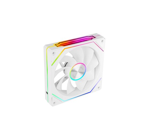 Lot de 3 Ventilateurs boitier Mars Gaming MF-LinkFinity 2 Reverse RGB - 12cm (Blanc)