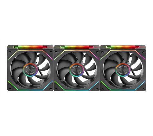 Mars Gaming MF-LINKFINITYKIT2 Boitier PC Ventilateur 12 cm Noir 3 pièce(s)