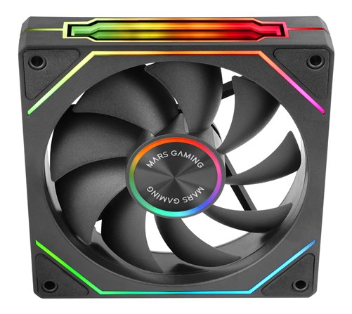 Lot de 3 Ventilateurs boitier Mars Gaming MF-LinkFinity 2 RGB - 12cm (Noir)