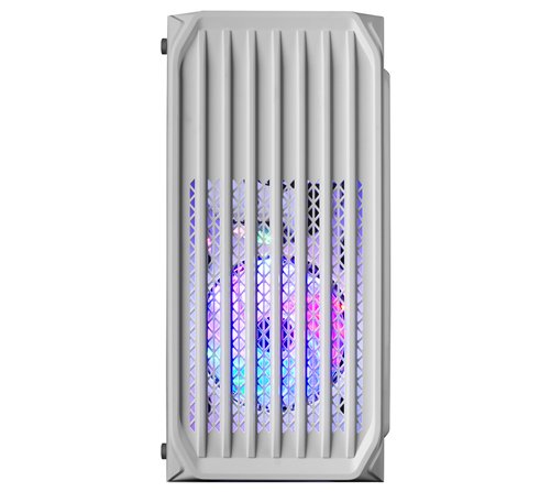 Boitier Mini Tour Micro ATX Mars Gaming MC-S2 RGB avec panneau vitré (Blanc)