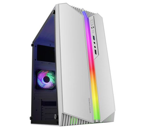 Mars Gaming MCS1W unité centrale Mini Tower Blanc