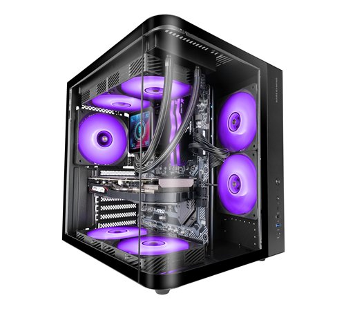 Mars Gaming MC-CURV Midi Tower Noir