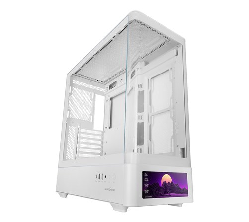 Boitier Moyen Tour ATX Mars Gaming MC-LCD Pro avec panneaux vitrés (Blanc)