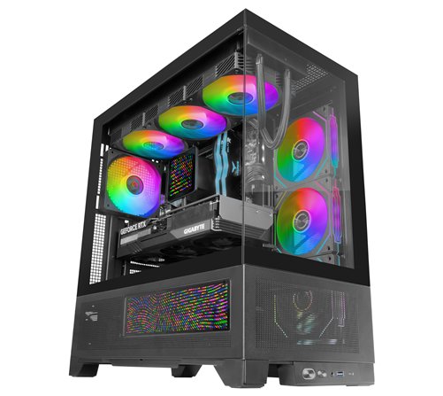 Mars Gaming MCLCDX unité centrale Midi Tower Noir