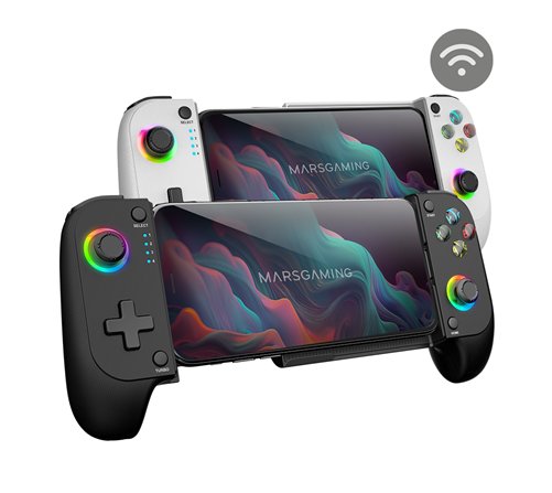 Manette de jeu sans fil Mars Gaming MGP-X (Blanc)