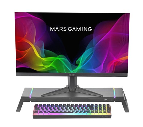 Support / Réhausseur pour Ecran Mars Gaming MGS One RGB (Noir)