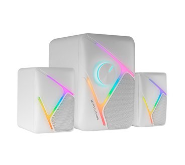 Enceintes Mars Gaming MS-H21 RGB (Blanc)