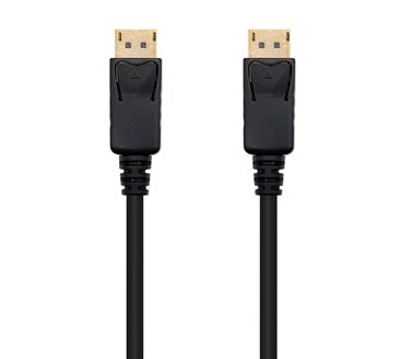 Câble DisplayPort 1.2 Nanocable 1m M/M (Noir)
