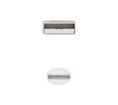 Câble Nanocable USB-A - Lightning M/M 1m (Blanc)