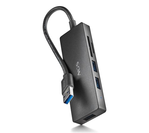 NGS IHUB READER USB 3.2 Gen 1 (3.1 Gen 1) Type-A 5000 Mbit/s Noir