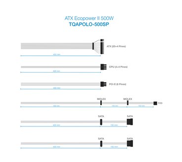 TooQ TQAPOLO-500SP power supply unit