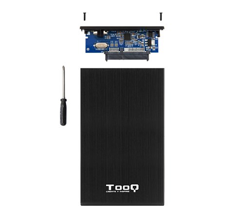 Boitier externe USB 3.1 TooQ TQE-2527 - S-ATA 2,5" (Noir)