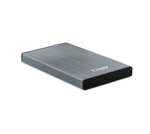 TooQ TQE-2527G Boîtier de disques de stockage Boîtier HDD Noir, Gris 2.5"