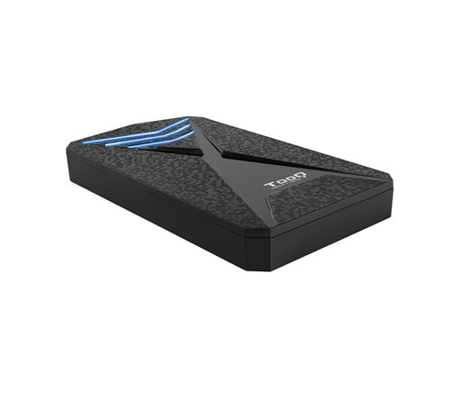 TooQ TQE-2550BL Boîtier de disques de stockage Boîtier disque dur/SSD Noir 2.5"