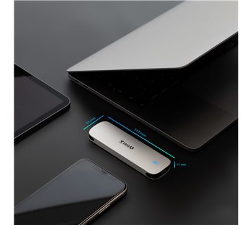 Boitier externe USB-C 3.1 Tooq TQE-2202 - S-ATA M.2 Type 2280 (Argent)