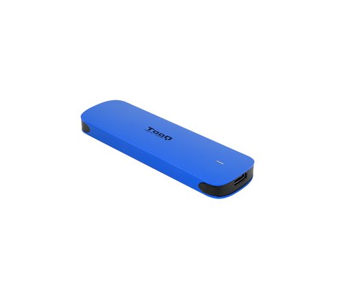 TooQ TQE-2201BL Boîtier de disques de stockage Enceinte ssd Bleu M.2