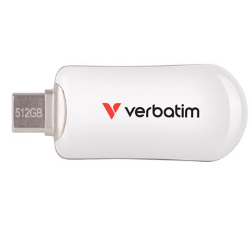 Verbatim 30231 lecteur USB flash 512 Go USB Type-C 3.2 Gen 1 (3.1 Gen 1) Blanc