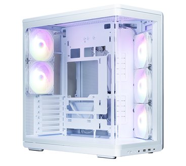 Boitier Moyen Tour ATX Zalman P60 ARGB avec panneaux vitrés (Blanc)