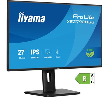 iiyama ProLite XB2792HSU-B1 écran plat de PC 68,6 cm (27") 1920 x 1080 pixels Full HD LED Noir