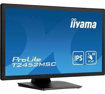 iiyama ProLite T2452MSC-B1 écran plat de PC 60,5 cm (23.8") 1920 x 1080 pixels Full HD LCD Écran tactile Multi-utilisateur Noir