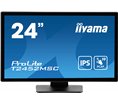 Ecran IIYAMA 23,8" Noir Tactile PCAP conceptions en verre sans cadre IPS 10points 1920x1080 14ms 360cd/m² 1xDisplayport 1xHDMI 2