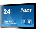 ECRAN IIYAMA23,8" Open Frame Tactil Noir PCAP 10pts 16:9 1920x1080 USB VGA HDMI Display Port 315cd/m² 16ms Pays/Portrait TF2415M