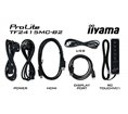 ECRAN IIYAMA23,8" Open Frame Tactil Noir PCAP 10pts 16:9 1920x1080 USB VGA HDMI Display Port 315cd/m² 16ms Pays/Portrait TF2415M