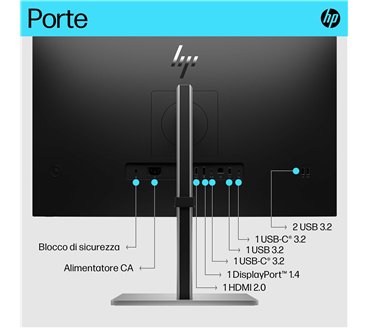 HP E-Series E27k G5 4K USB-C Monitor computer monitor
