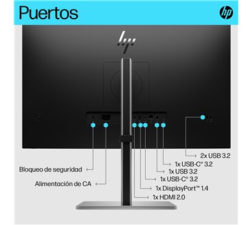 HP E-Series E27k G5 4K USB-C Monitor computer monitor