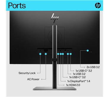HP E-Series E27k G5 4K USB-C Monitor computer monitor