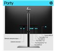 Moniteur HP E27k G5 27'' 4k manageable USB-C power delivery UHD 4K IPS 5ms GtG 350nits  Regl Hauteur,Pivotable,Inclinable DP/HDM