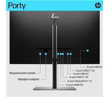HP E-Series E27k G5 4K USB-C Monitor computer monitor