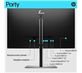 Moniteur HP E27k G5 27'' 4k manageable USB-C power delivery UHD 4K IPS 5ms GtG 350nits  Regl Hauteur,Pivotable,Inclinable DP/HDM