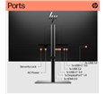 Moniteur HP E32k G5 32'' 4k Docking USB-C power delivery UHD 4K IPS 5ms GtG 350nits  Regl Hauteur,Pivotable,Inclinable DP/HDMI/R