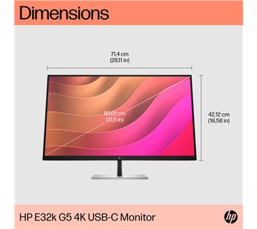 HP Écran USB-C 4K E32k G5