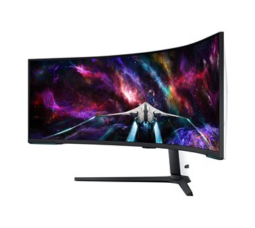 Ecran 57'' Samsung Gaming Odyssey NEO G9 DUHD 7680 x 2160 240Hz VA Incurvé 1ms 420cd/m² 3xHDMI 2xUSB 2xLAN Displayport 4xHPs Pie