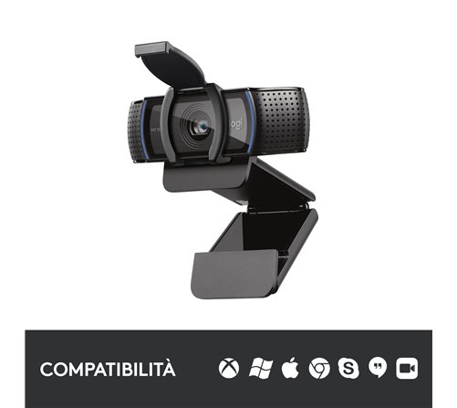 Webcam Logitech C920 HD Pro (Noir)