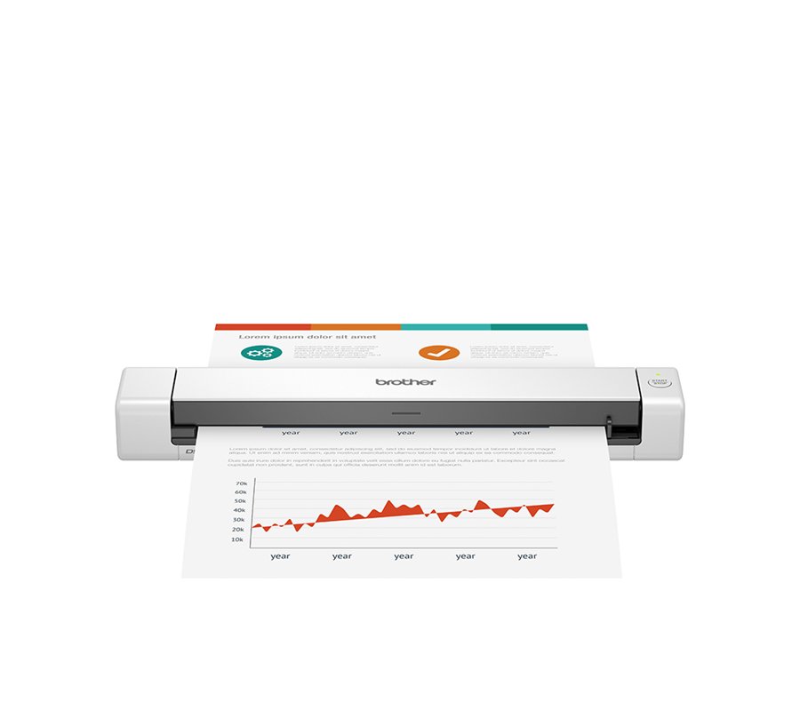 BROTHER DS640 Scanner mobile A4 15ppm, 600x600dpi, USB 3.0