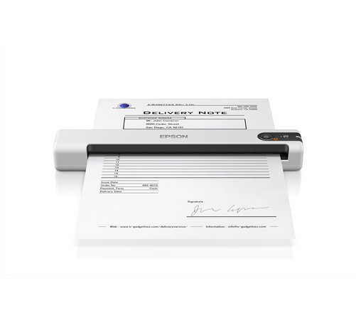 Epson WorkForce DS-70 - Scanner mobile blanc en USB