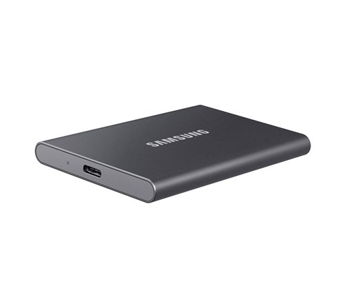 SSD EXT SAMSUNG T7 1TO gris titane USB 3.2 Gen 2 Lecture 1050 Mo/s Ecriture 1000 Mo/s MU-PC1T0T/WW