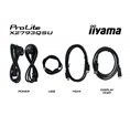 Ecran IIYAMA 27" dalle IPS ULTRA MINCE 2560x1440 16:9 1ms 350 cd/m² 75Hz HDMI DisplayPort 2xUSB Haut parleurs VESA 100x100 TCO X