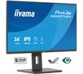 Ecran IIYAMA 24'' Ultra mince Noir IPS 1920x1080 100Hz 1ms 350cd/m² HDMI DP USB-C dock USB-C 4xUSB Haut-parleurs 15cm pied régla