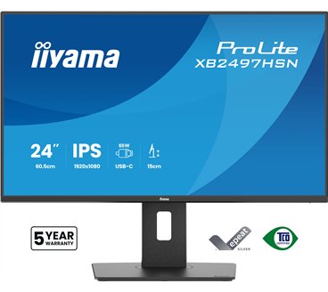 iiyama ProLite XB2497HSN-B1 écran plat de PC 60,5 cm (23.8") 1920 x 1080 pixels Full HD LED Noir