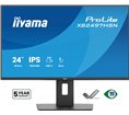Ecran IIYAMA 24'' Ultra mince Noir IPS 1920x1080 100Hz 1ms 350cd/m² HDMI DP USB-C dock USB-C 4xUSB Haut-parleurs 15cm pied régla